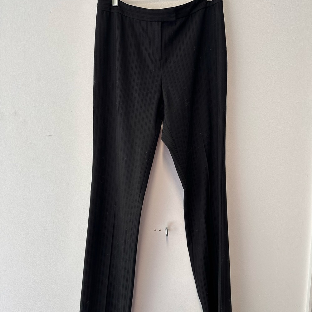 Nicole Miller Black Pinstripe Pantsuit